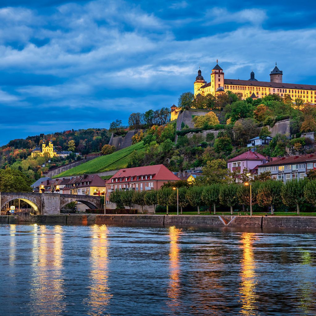 Marienberg Fortress above Main River, a key stop on Würzburg castle tours